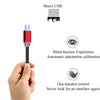 Android Type c Three-in-One Magnetic Suction Head Charging Cable